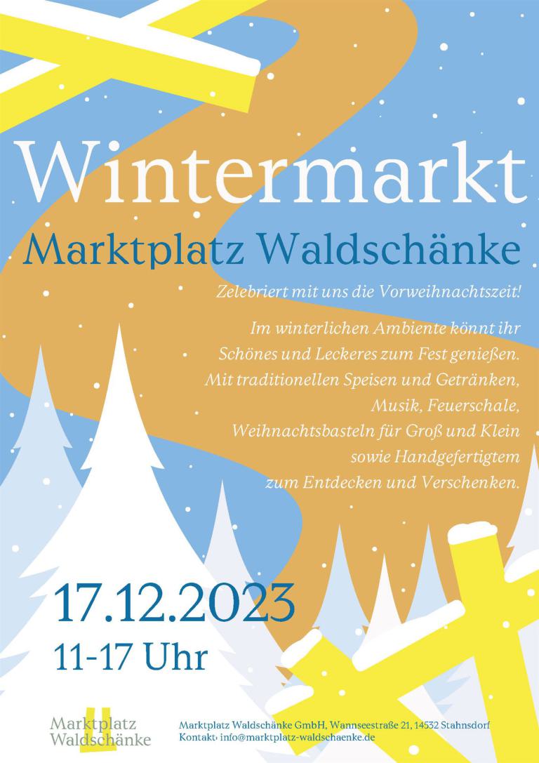 Wintermarkt_Marktplatz_Waldschaenke_2023_Flyer